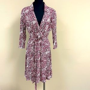 Tommy Hilfiger Printed Wrap Dress Size XL